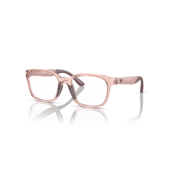 Óculos De Grau Para Crianças Emporio Armani Feminino Undefined Shiny Transparent Pink